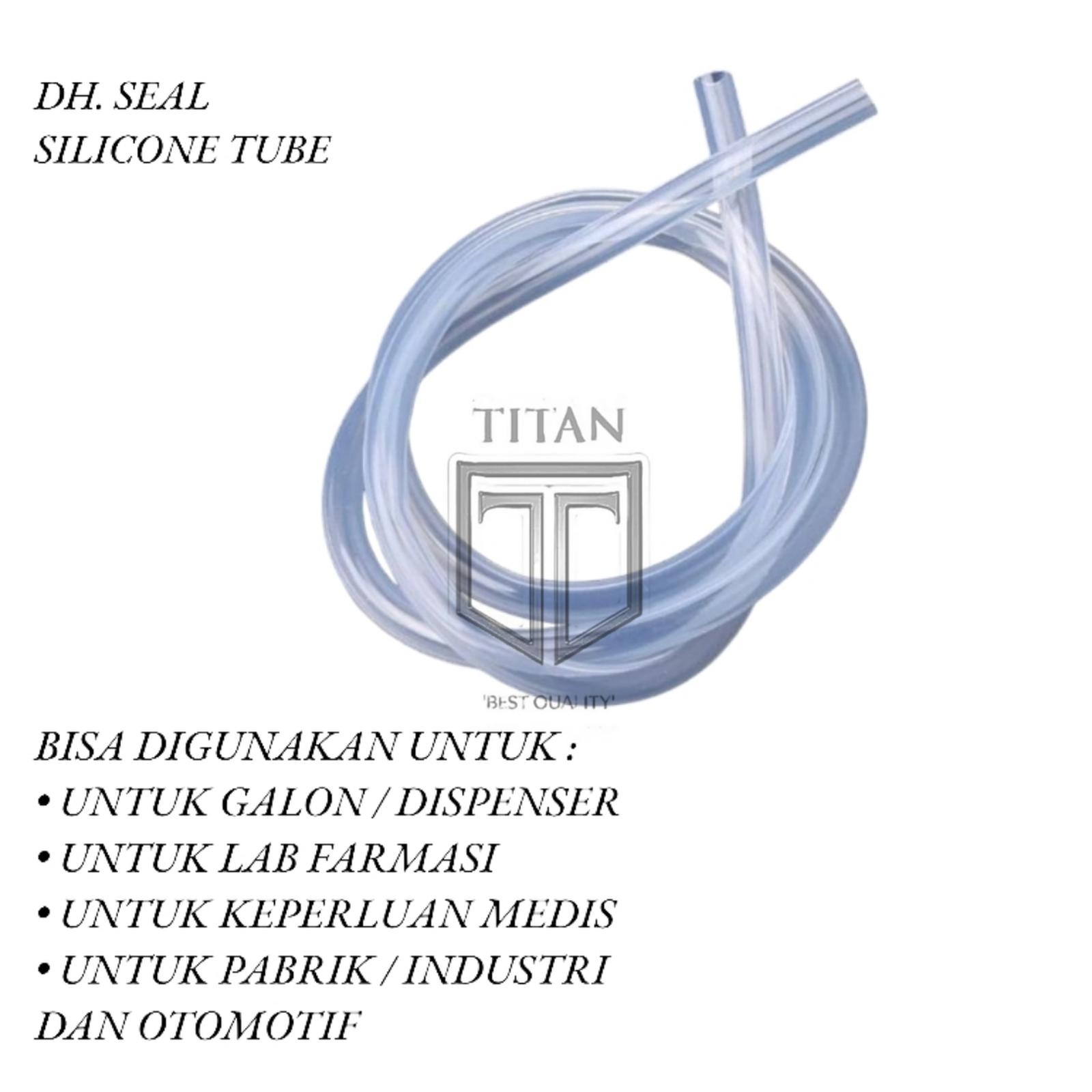 (2meter) Selang silikon 10mm x 14mm Selang silicone food grade tahan panas silicone tube