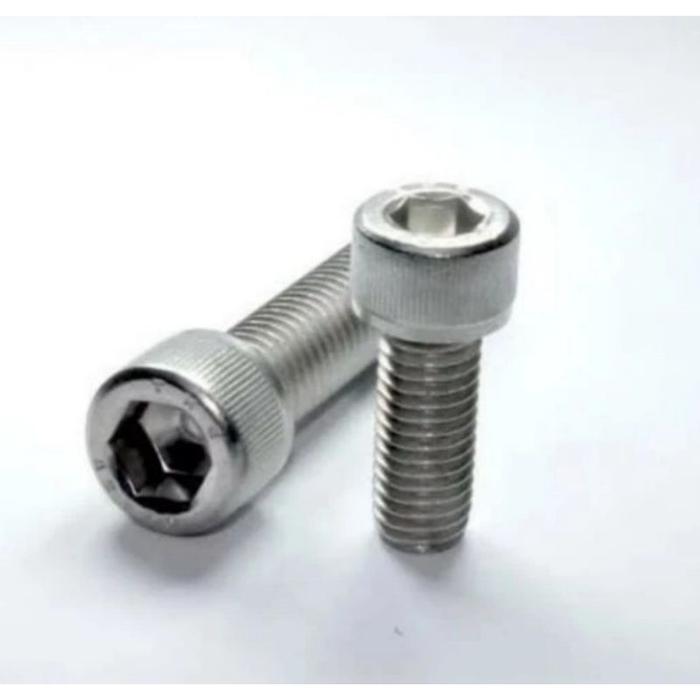 (50pcs) SS304 Baut Socket M2x25