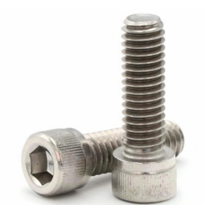 (30pcs) SS304 Baut Socket M2x40