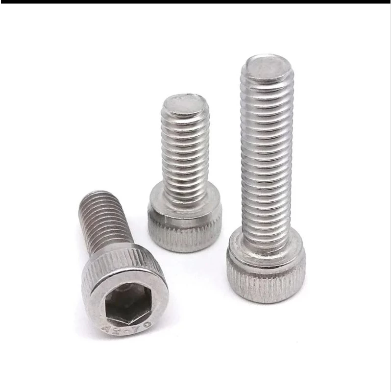 (30pcs) SS304 Baut Socket M3x45