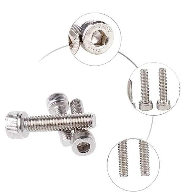 (1pcs) SS304 Baut Socket M5x70