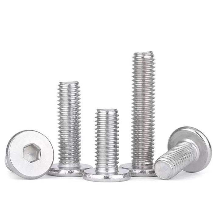 (1pcs) SS304 Baut Ultra Thin M6x12