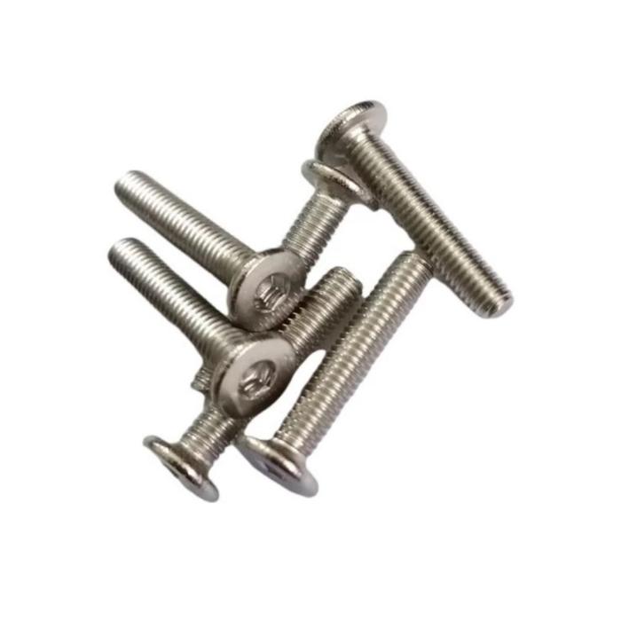 (1pcs) SS304 Baut Ultra Thin M6x20