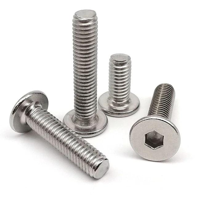 (1pcs) SS304 Baut Ultra Thin M6x25