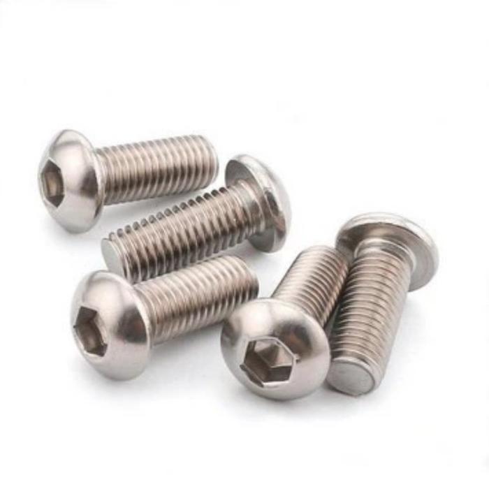 (1pcs) SS304 Baut Button L M4x45