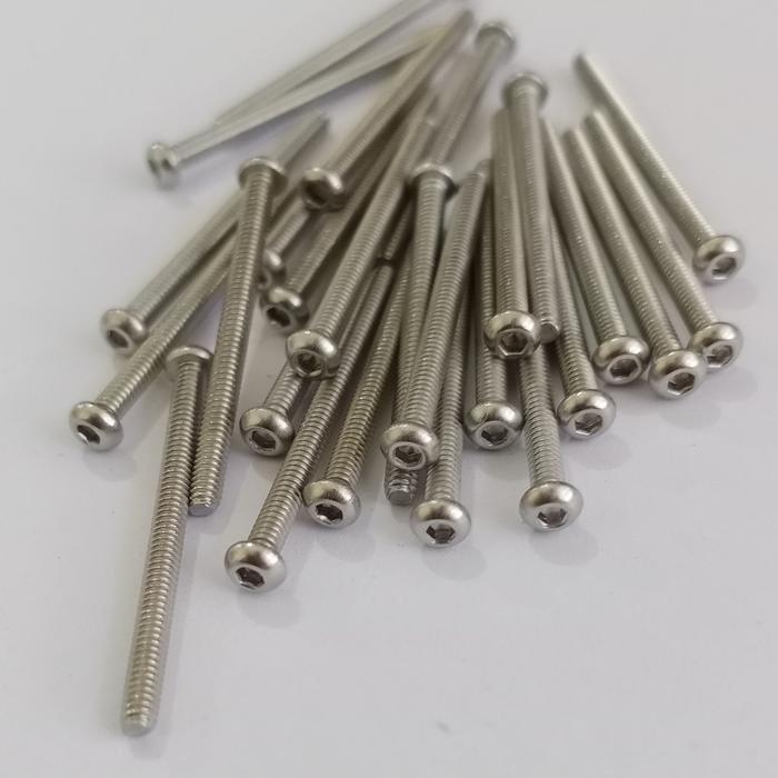 (1pcs) SS304 Baut Button L M5x20