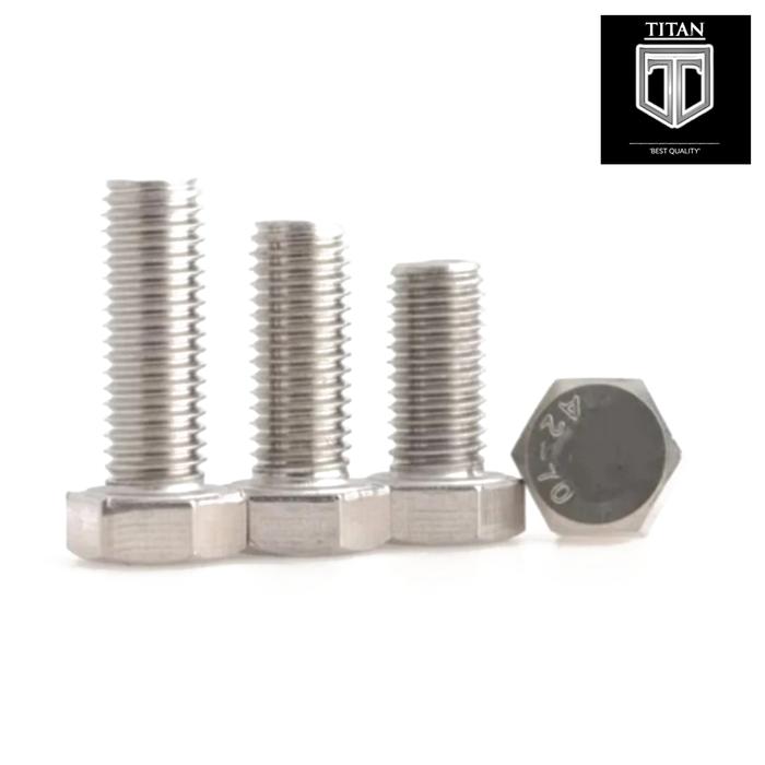 Thumbnail 2 (1pcs) SS304 Baut Hex Bolt M8x70