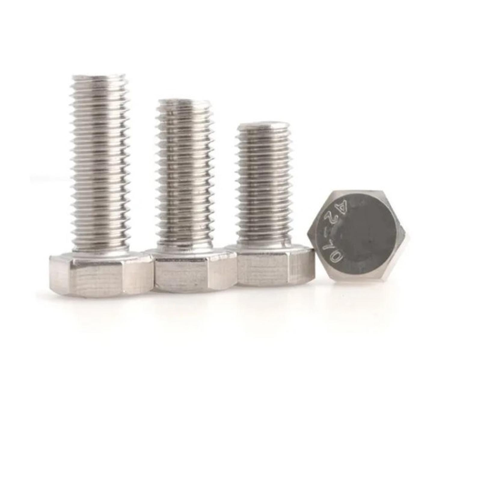 (1pcs) SS304 Baut Hex Bolt M6x85