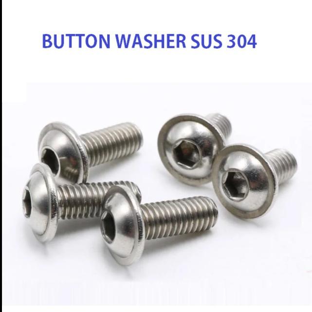 (1pcs) SS304 Baut Button Washer M5x35