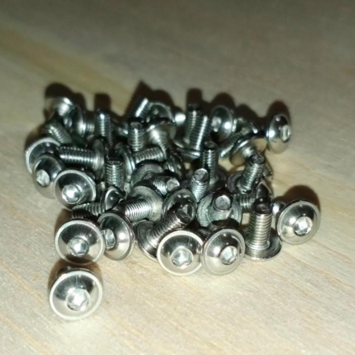 (1pcs) SS304 Baut Button Washer M6x18