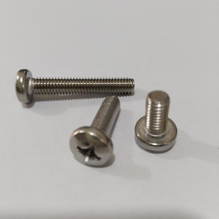 (1pcs) SS304 Baut Pan Philips M4x12