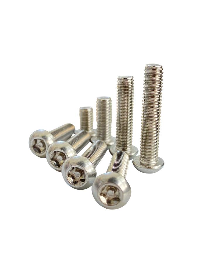 (1pcs) SS304 Baut Button Torq 5 Bintang M6 x 30