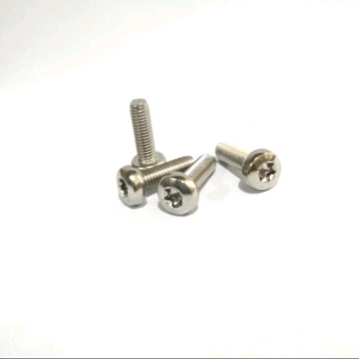 (1pcs) SS304 Baut Button Torq W/O M3x30