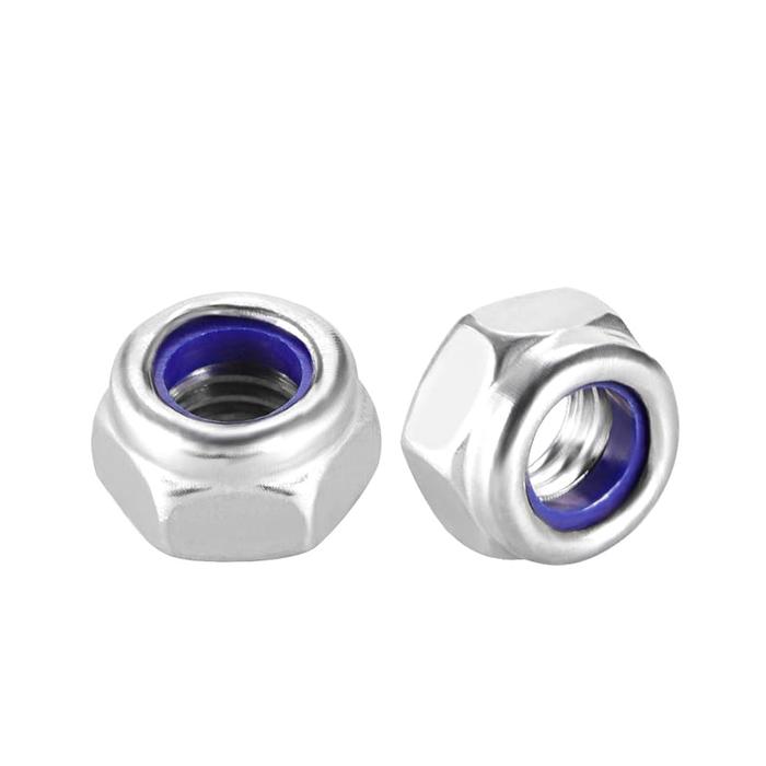 (1pcs) Stainless Steel 304 Mur / Nylon Lock Nut M8