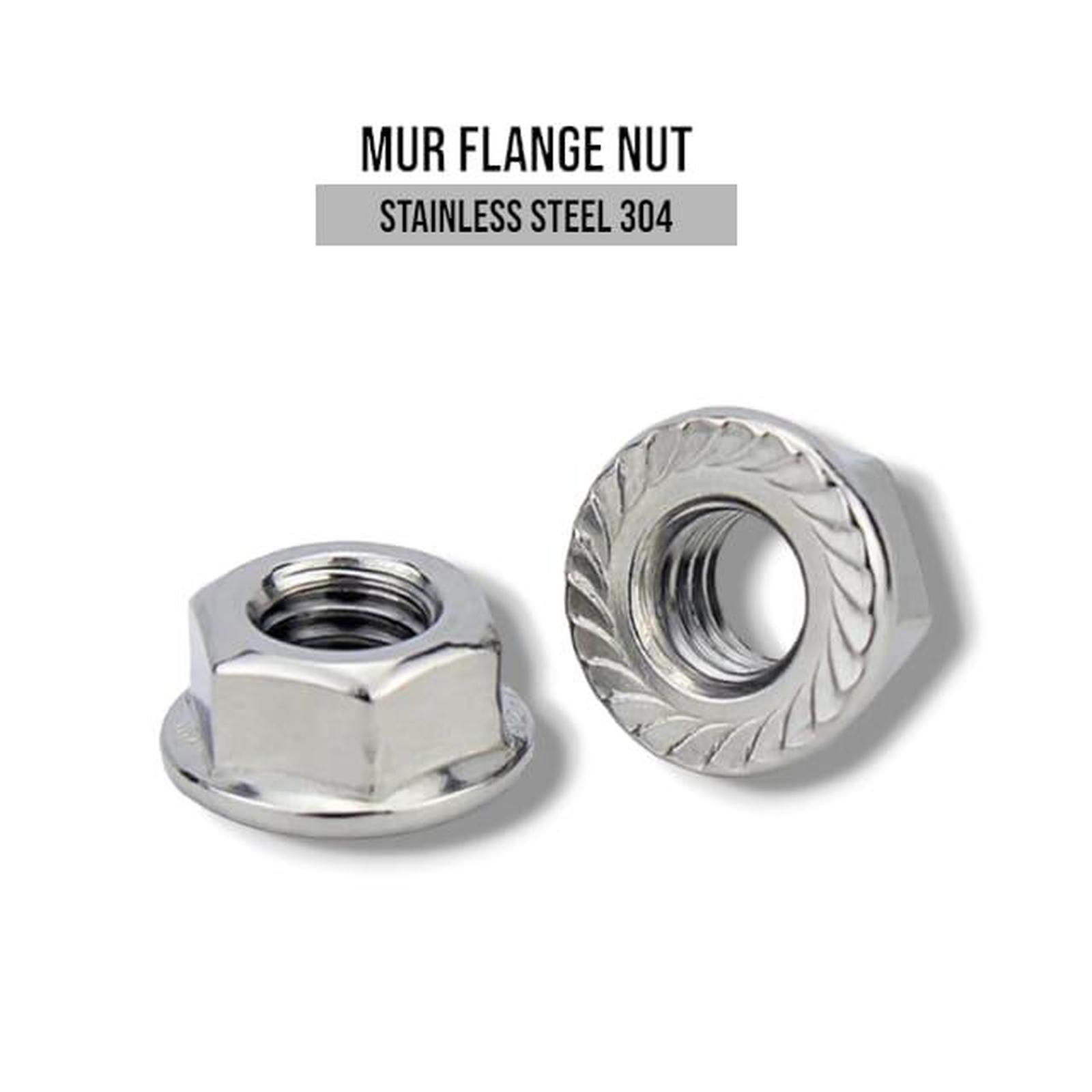 (1pcs) Stainless Steel 304 Mur Flange Nut M5