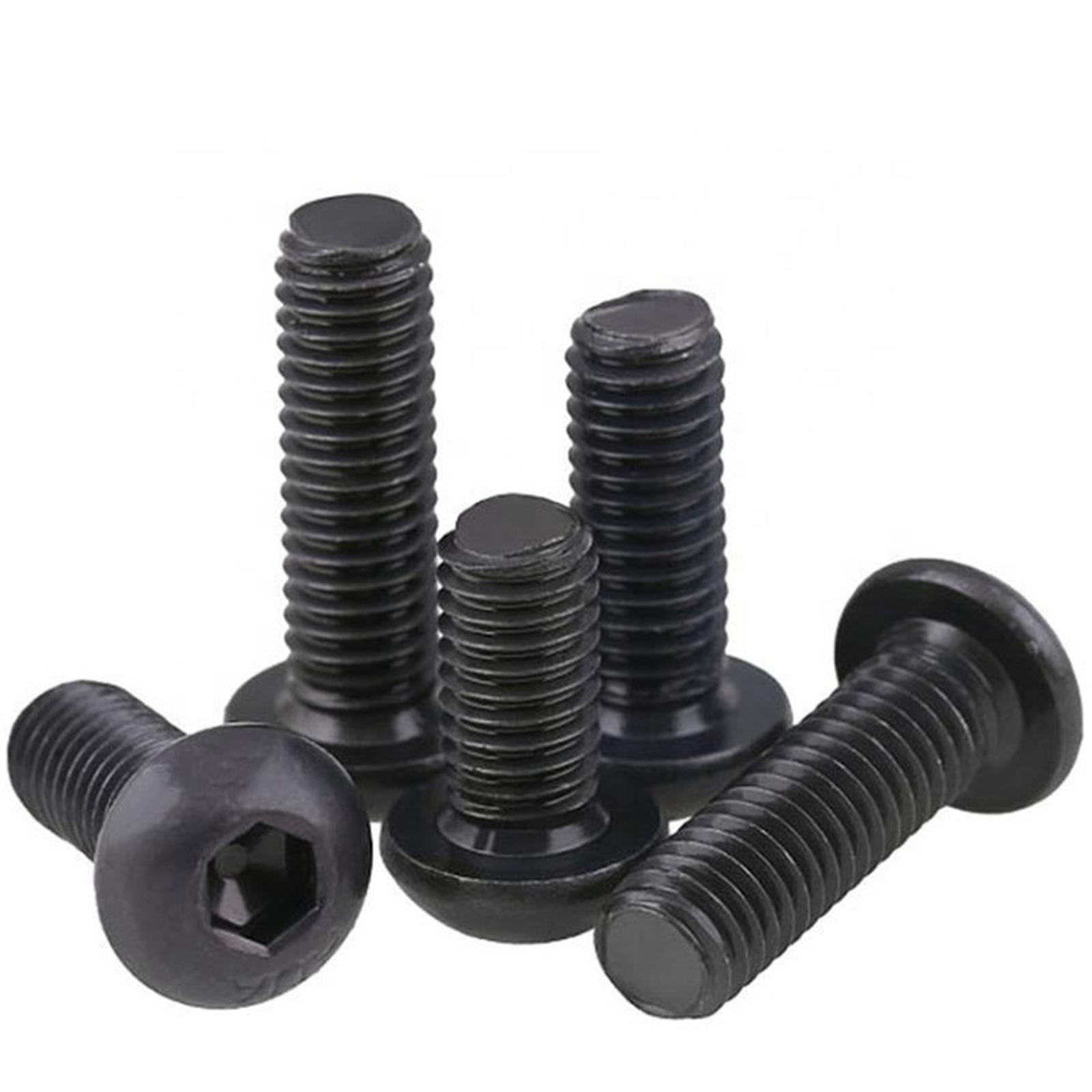 (1pcs) SS304 Black Button/Baut Hitam Button M4x40